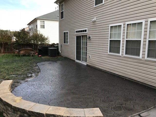 MasterPro Stamp Flagstone Stamped Concrete Patio-1