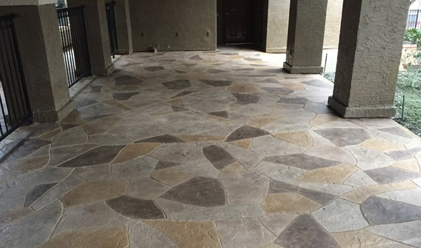 Resurfaced Concrete at Apartment Community Resurfaced Concrete at Apartment Community