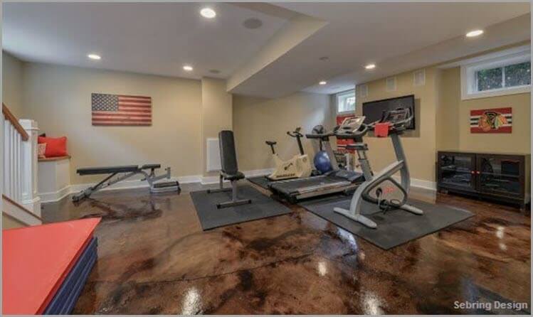 basement-home-gym-concrete-floor