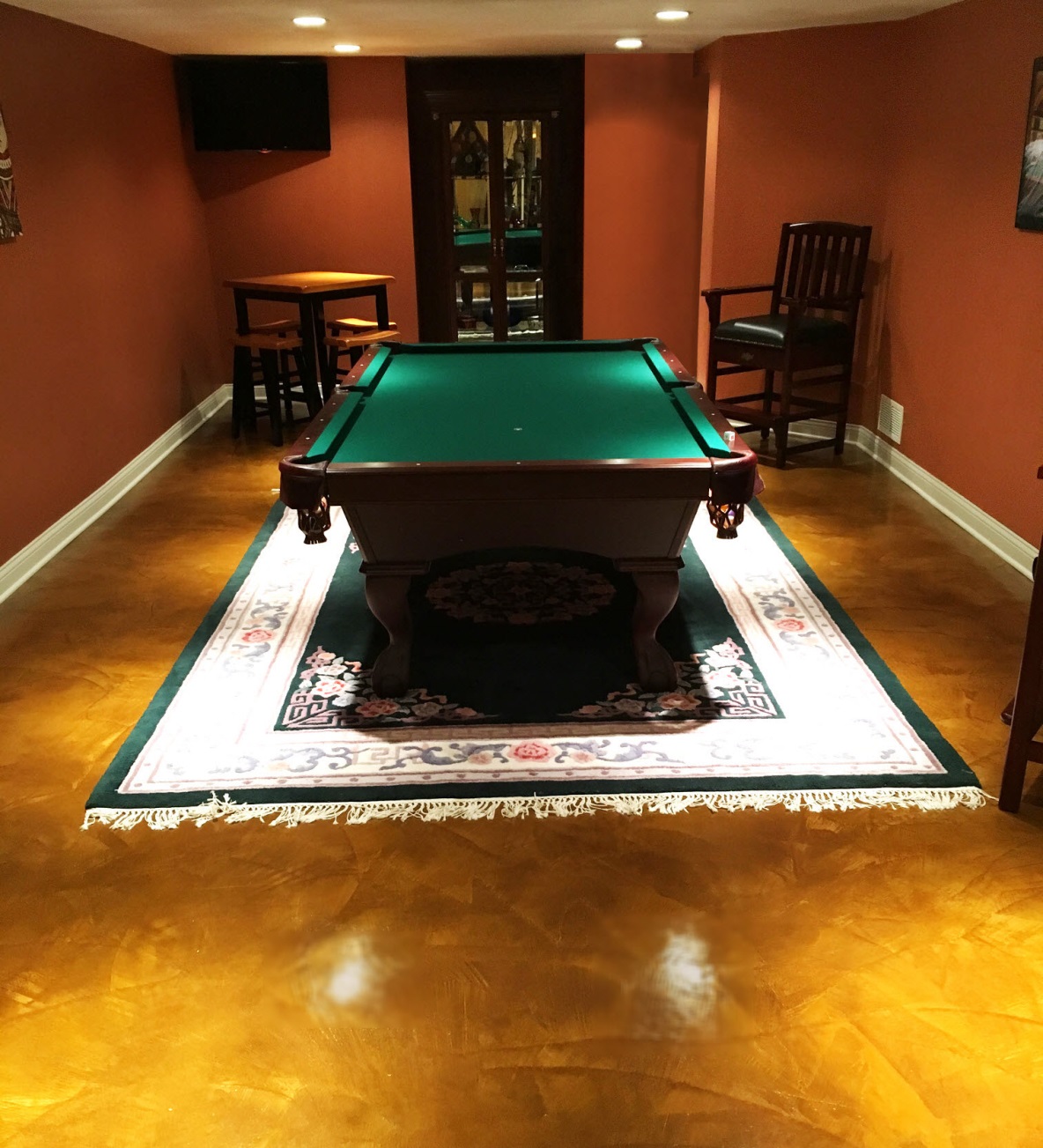 Basement Turned into a Man Cave Basement Turned into a Man Cave