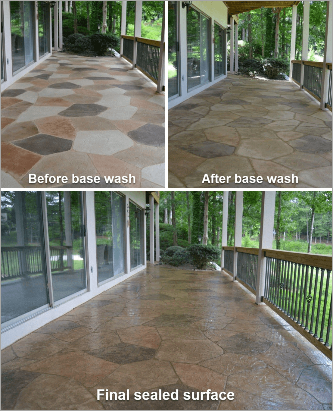 Get A New Faux Stone Or River Rock Pool Deck With Affordable Concrete ...