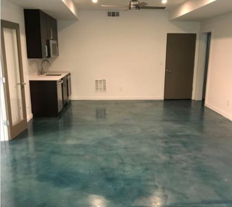 Stained Blue Concrete  Stained Blue Concrete