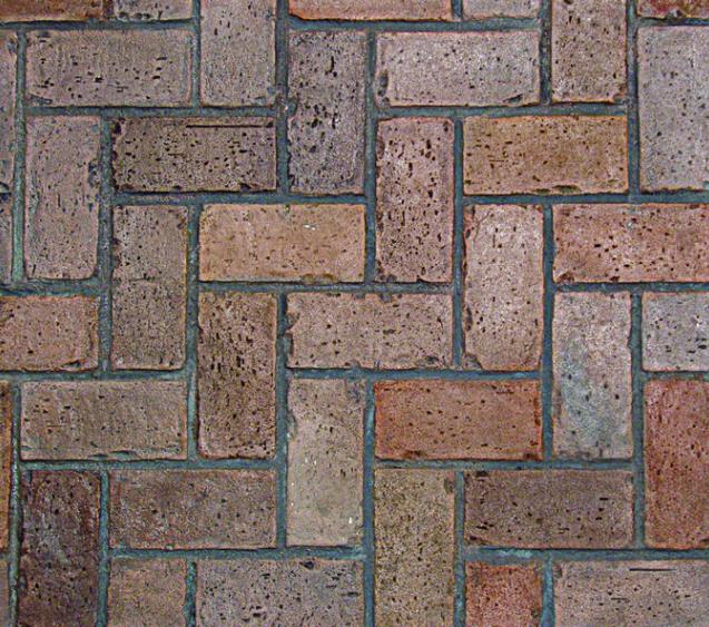 Bricked Stamped Pattern Bricked Stamped Pattern