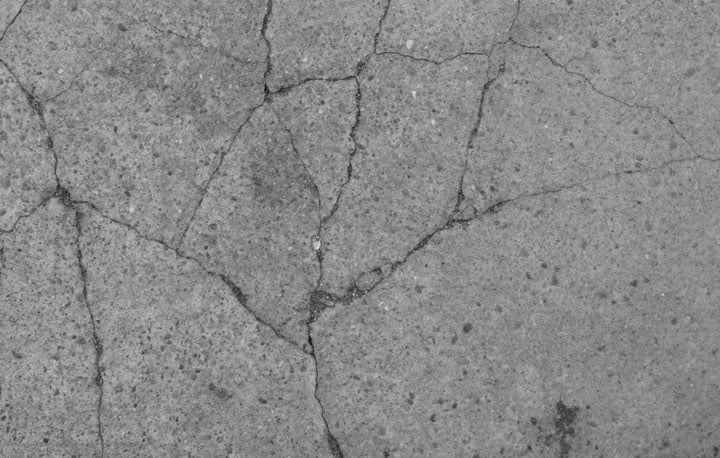 cracks on driveway