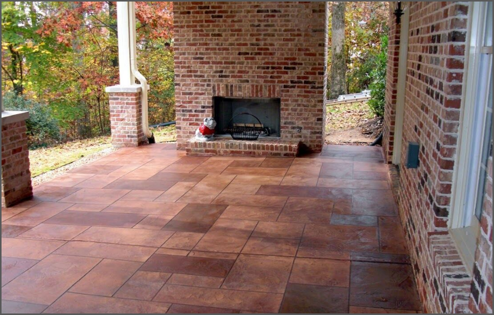 Stained Concrete Patio