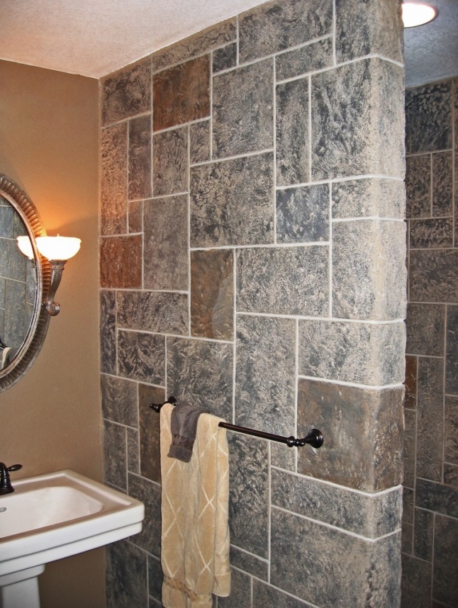Shower Wall Concrete Overlays