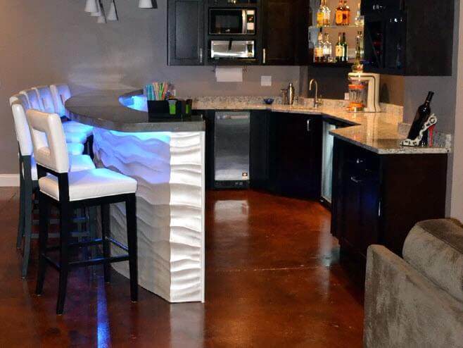 concrete-wet-bar-basement