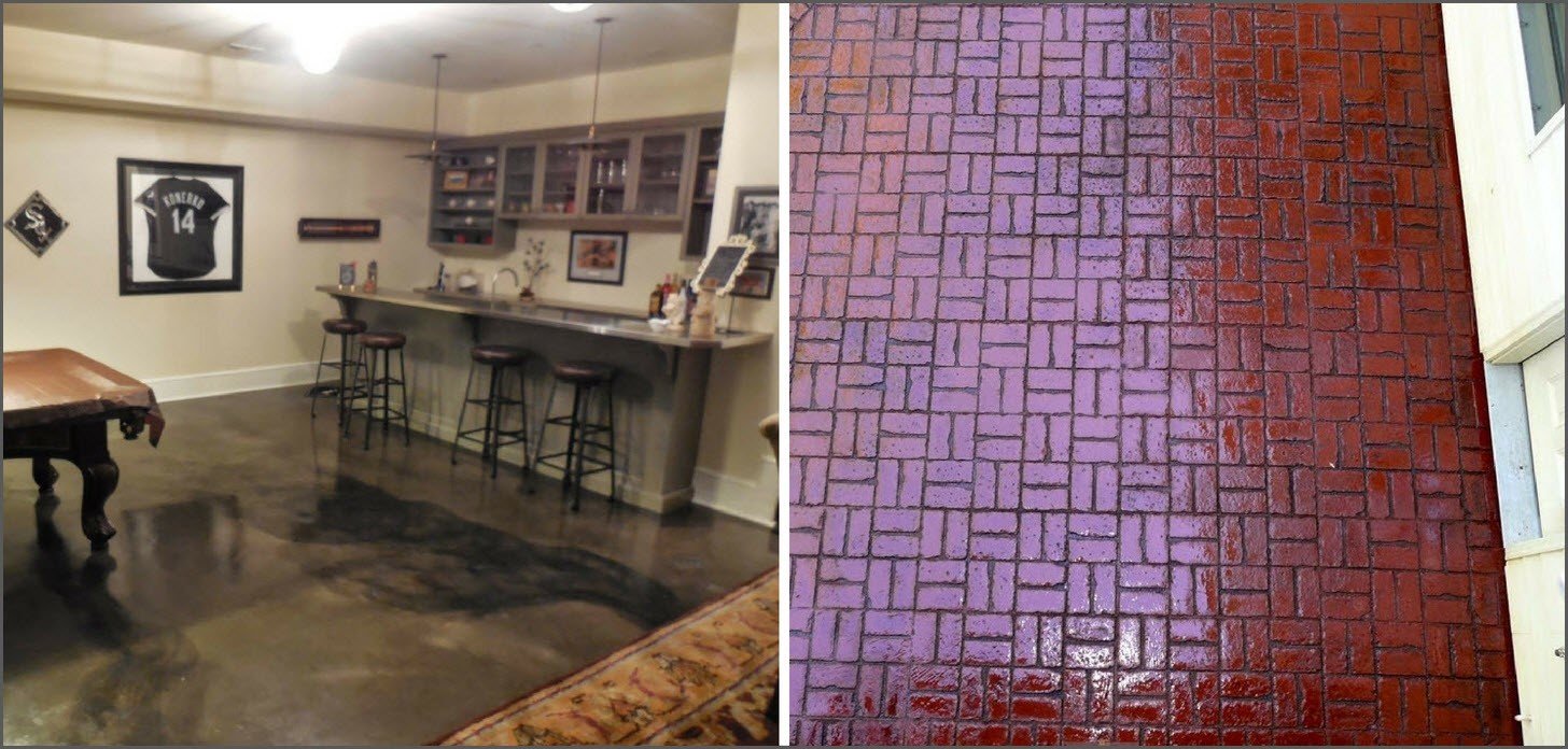 Stamped and Stained Concrete Stamped and Stained Concrete