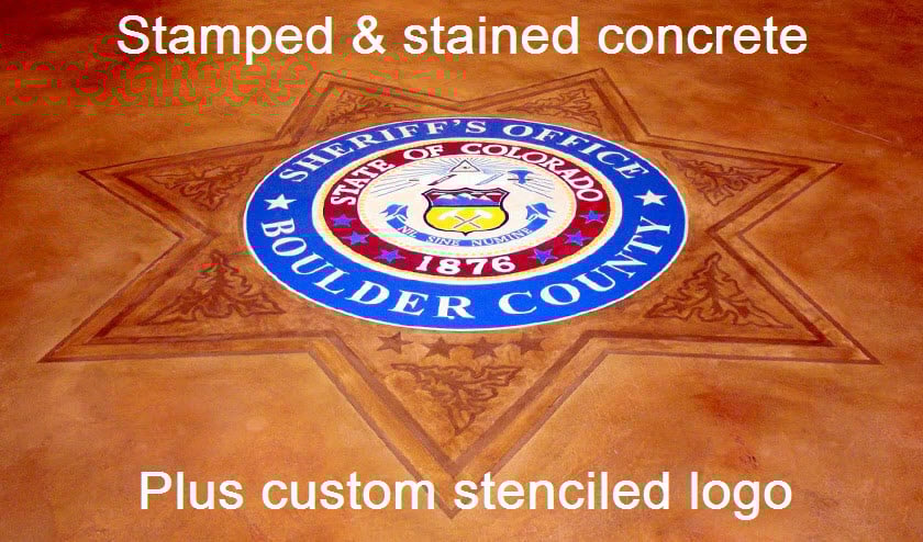 Custom Stencil Concrete Flooring Custom Stencil Concrete Flooring