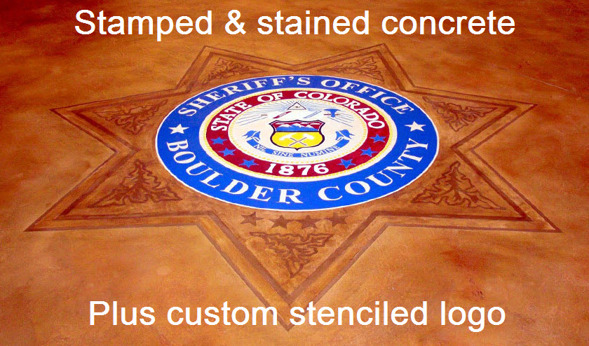 Custom Stencil Concrete Flooring Custom Stencil Concrete Flooring