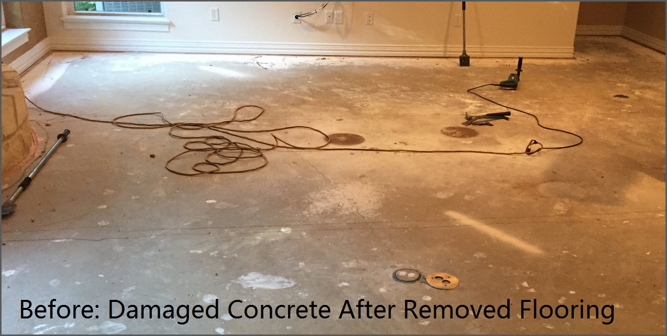 damaged concrete damaged concrete