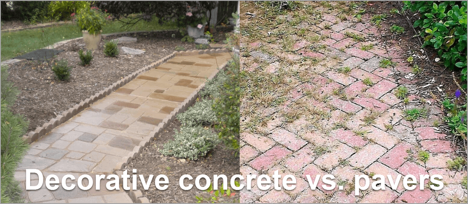 Five Reasons Stamped Decorative Concrete Is Better Than Pavers
