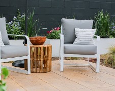 Enjoy A Carefree Labor Day Weekend On Your New Faux Wood Concrete Patio