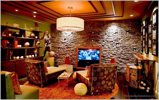 faux-stone-accent-wall-man-cave