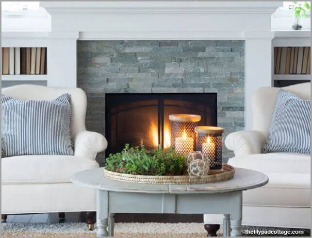 faux-stone-insert-fireplace