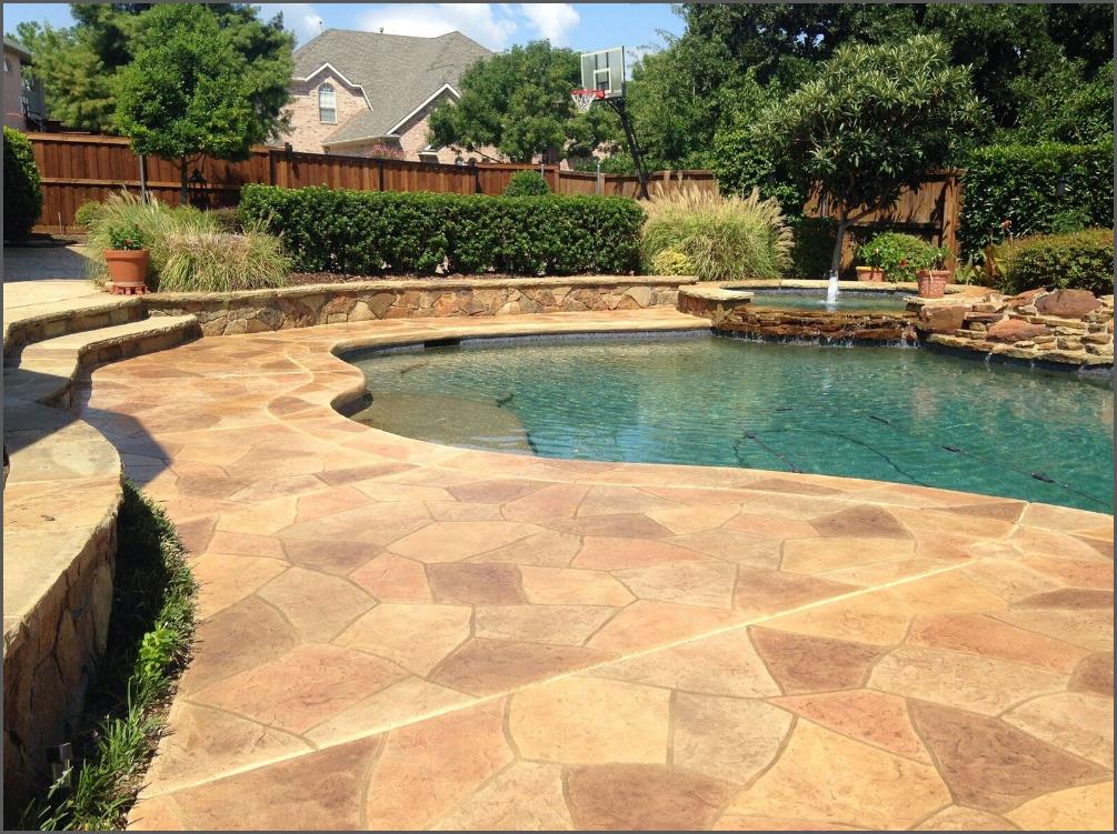 Flagstone Pool Deck