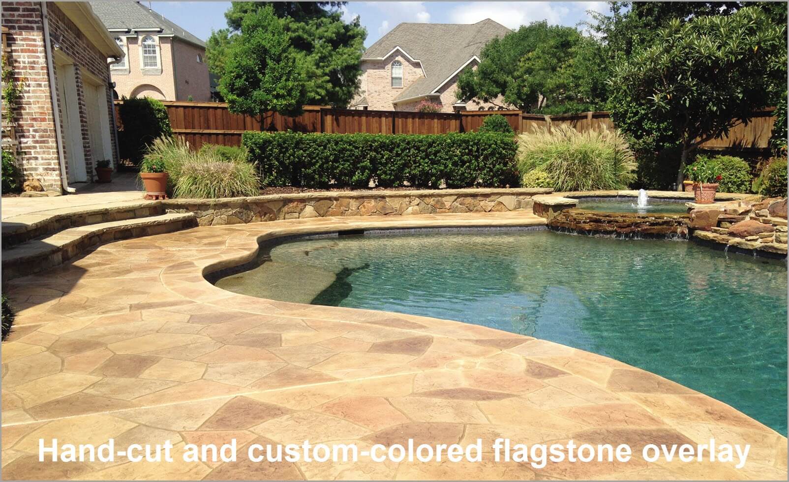 Get A New Faux Stone Or River Rock Pool Deck With Affordable Concrete