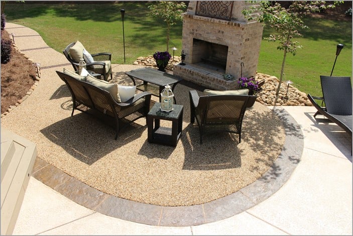 Outdoor-PebbleKoat-Fireplace-Patio