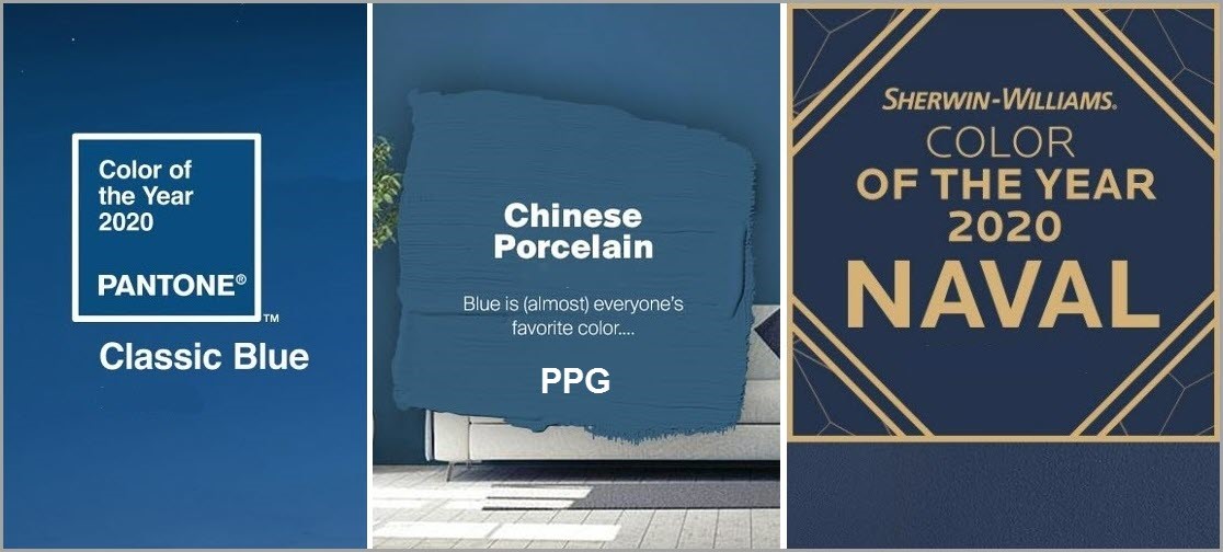 CALMING SHADES OF CLASSIC BLUE AT HOME // PANTONE COLOUR OF THE