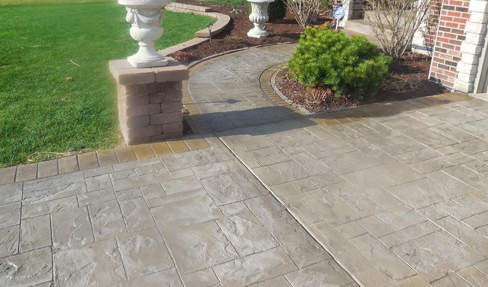 Resurfaced Gray Walkway