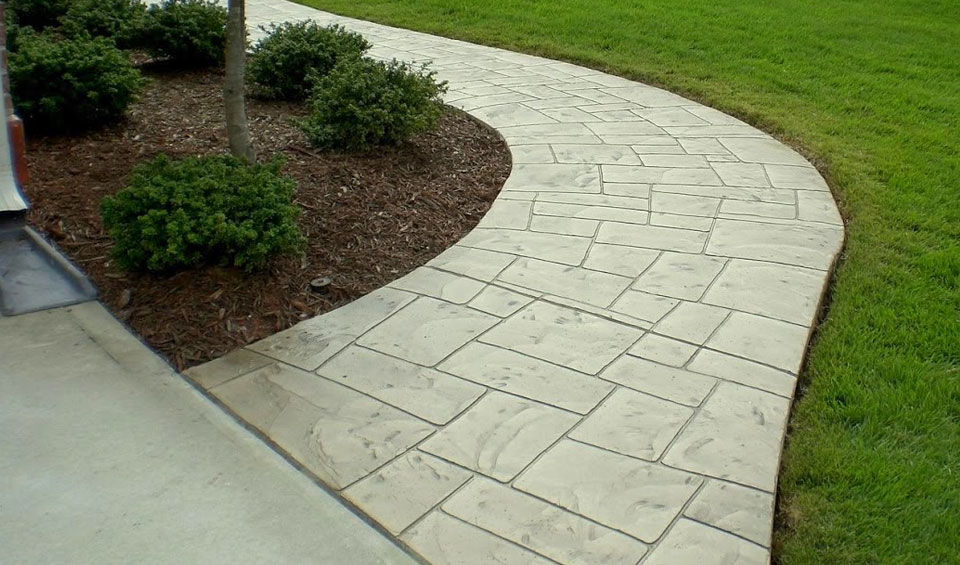 Neutral Cobblestone Walkway 