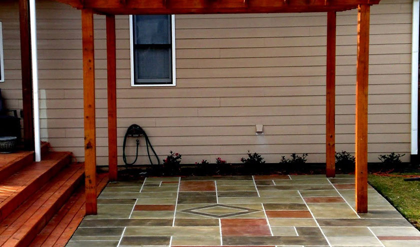 Resurfaced Patio Design