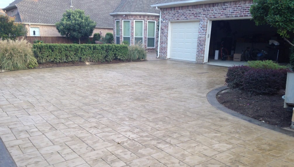 Stamped Driveway