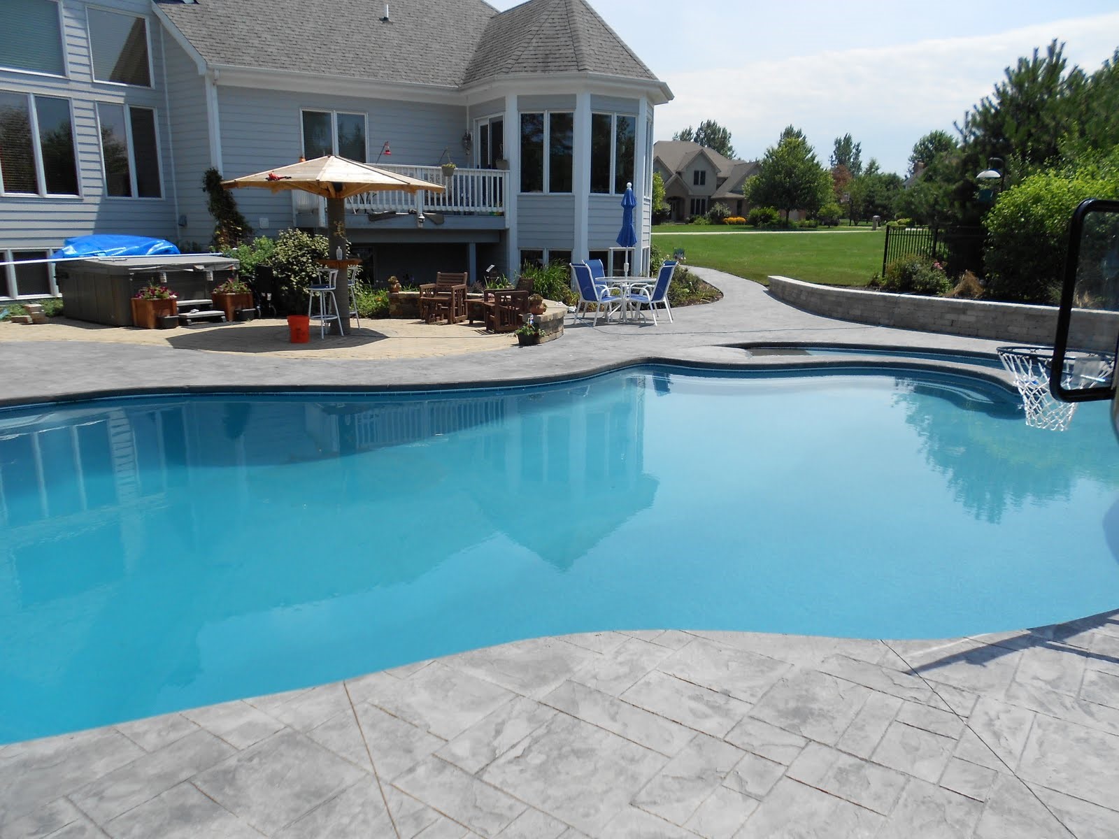 Stamped Concrete Pool