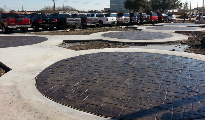 Stamped_Stained_Resurfaced_Commericial_Exterior_Car-Dealership_Brown