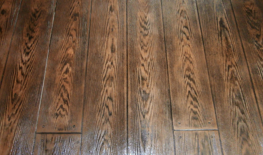 Stamped_Interior_close-up_faux-wood_Brown