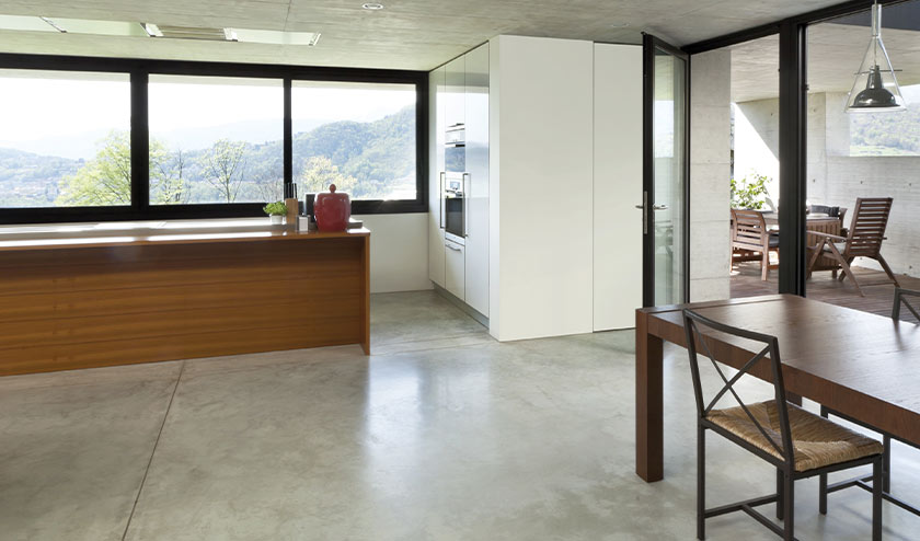 modern-kitchen-polished-concrete-floors