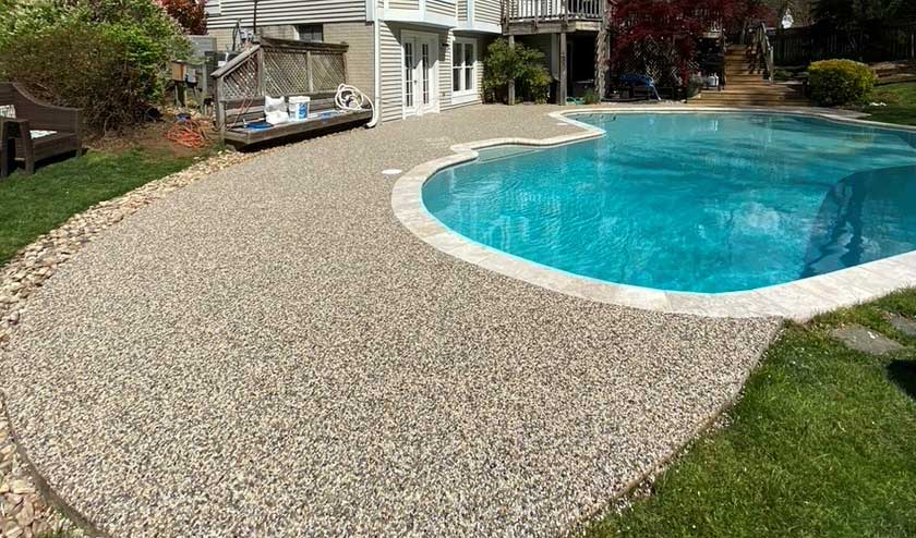 Resurfaced Concrete Pool Decks | Concrete Craft