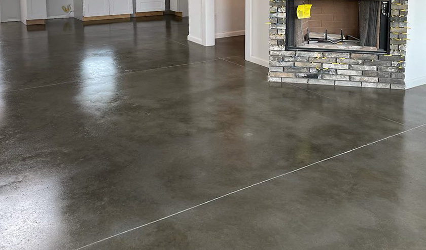 Stained Concrete Floors - Colors, Cost, How To