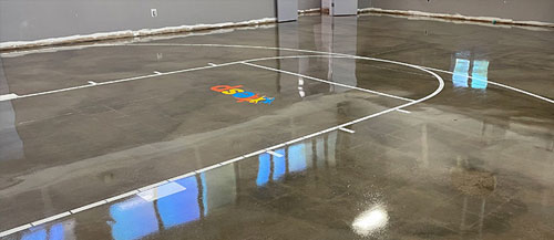Commercial concrete flooring with more durability