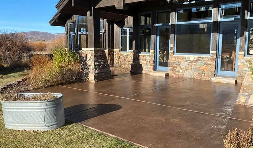 Stamped concrete floor patio4