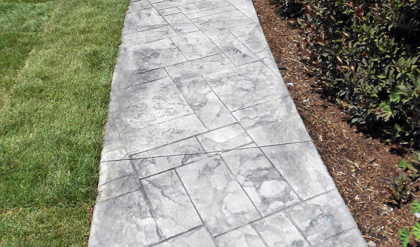 Stamped Concrete - Walkway Ideas and Patterns | Concrete Craft